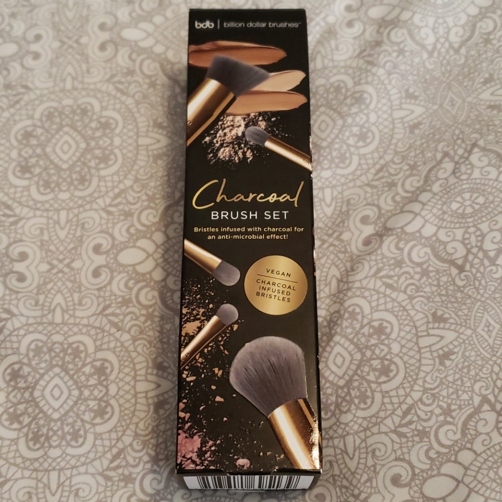 NEW!! BDB Vegan Charcoal Brush Set